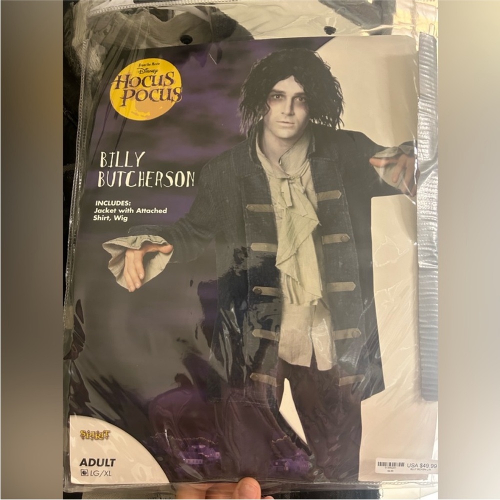 Billy Butcherson Hocus Pocus Costume LG/XL